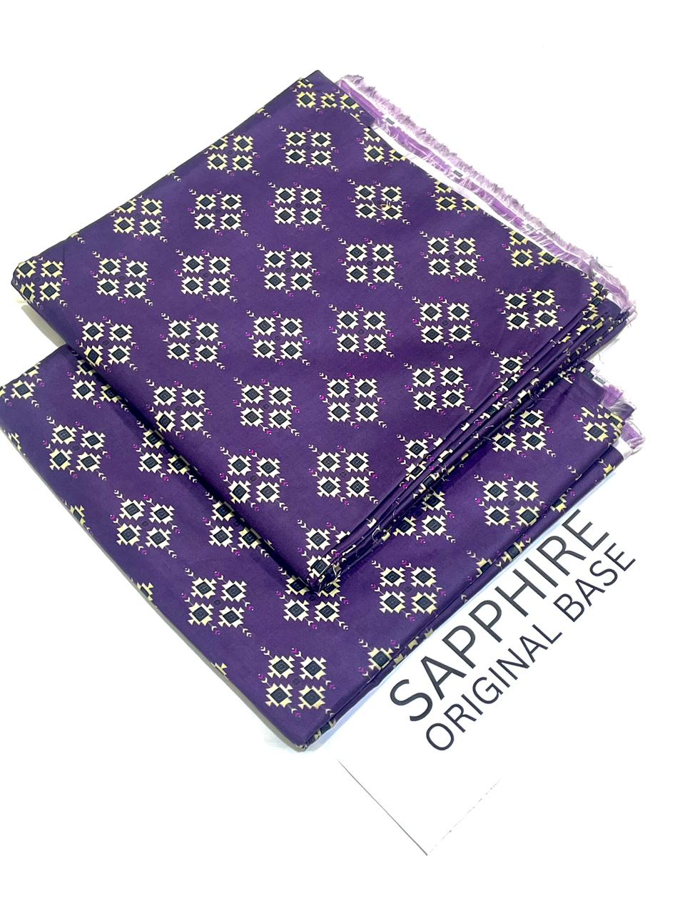 SAPPHIRE ALL OVER LAWN 2PC